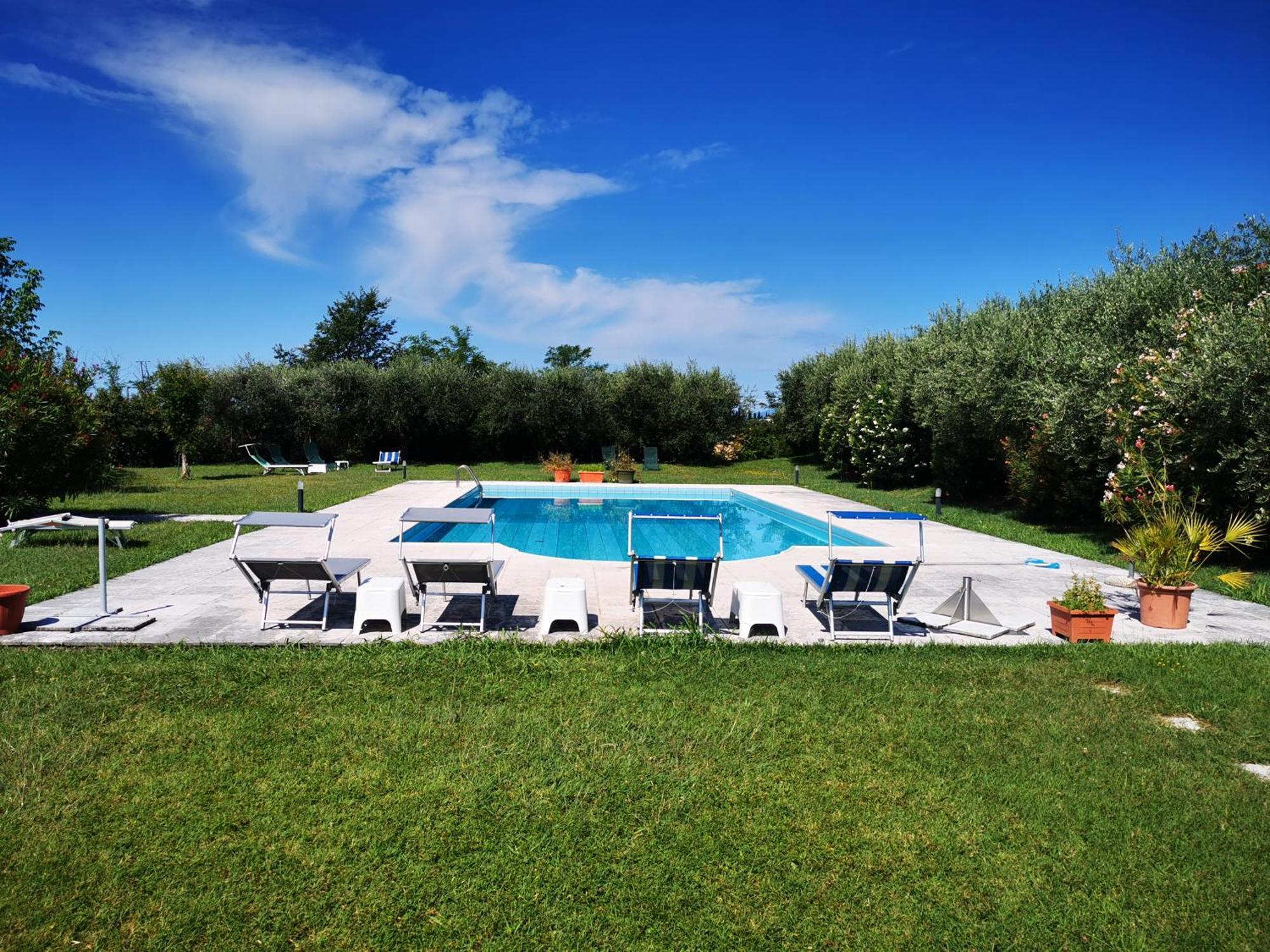 Casa Ghirlanda Con Piscina E Campo Da Tennis Lazise Exteriör bild