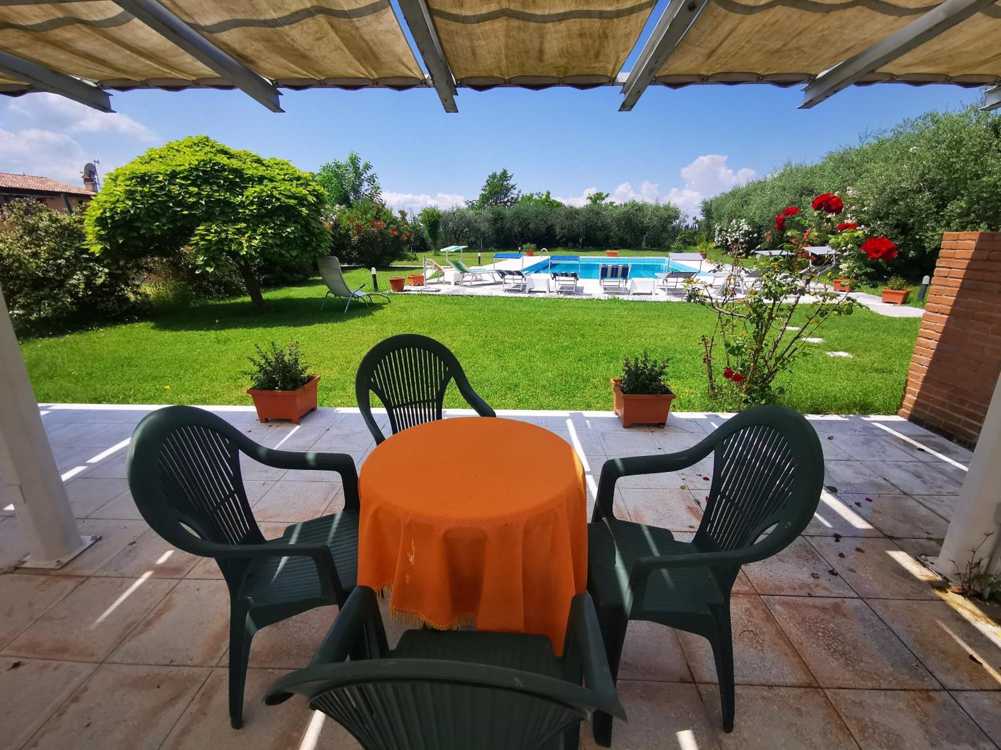 Casa Ghirlanda Con Piscina E Campo Da Tennis Lazise Exteriör bild